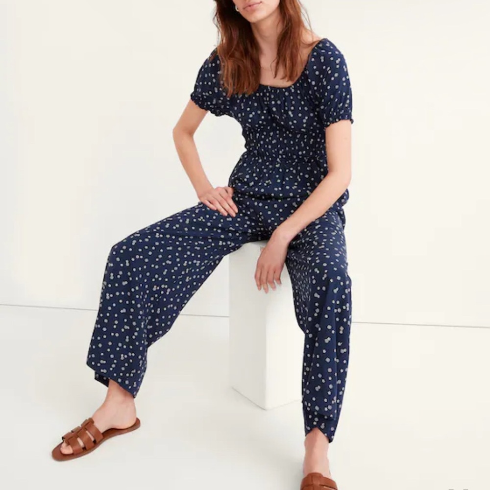 Madewell Sophia Jumpsuit in Bandana Flower size M